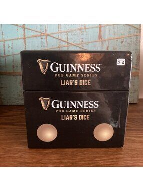 Guinness Pub Games Series Liar's Dice by The Makers of Guinness Stout Beer